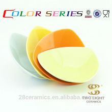 Wholesale dishes from the restaurant used, 6" inch color guangzhou ceramic palette